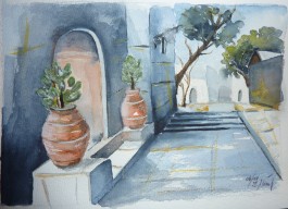 17 X 24 cm  Aquarell