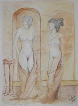 30 X 40 cm  Aquarell