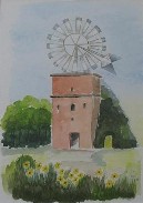 24 X 34 cm  Aquarell